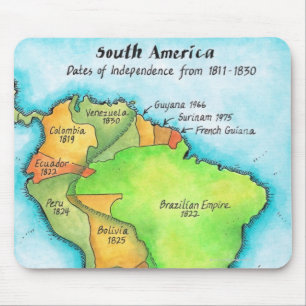 South American Independence Mouse Pad