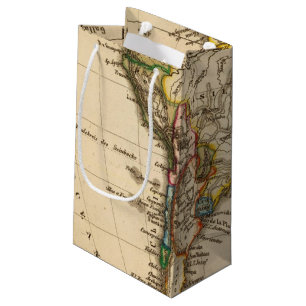 South American Map Small Gift Bag