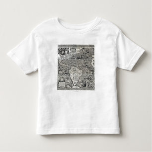 South and Part of North America - Panoramic Toddler T-Shirt
