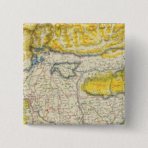 South Asia, India, Bangladesh 15 Cm Square Badge