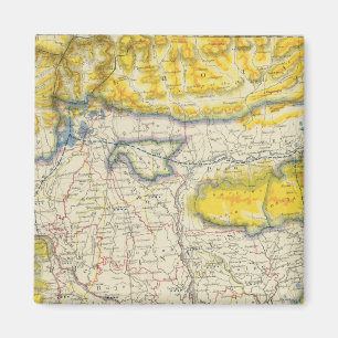 South Asia, India, Bangladesh Magnet