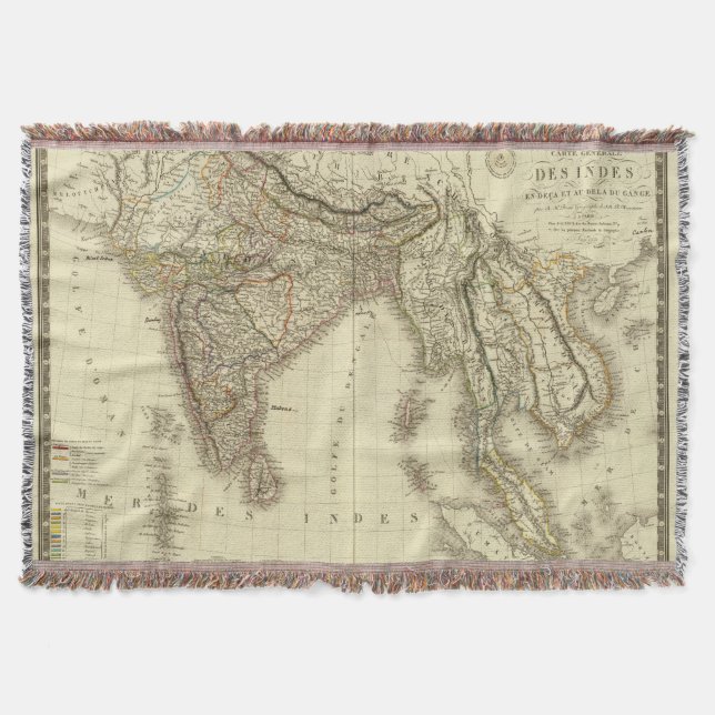 South Asia Throw Blanket (Front)