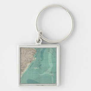 South Atlantic Ocean Key Ring