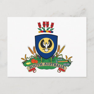 South Australia Coat of Arms Postcard
