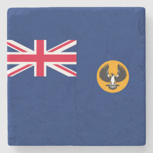 South Australian Flag (Australian State) (SA) Stone Coaster