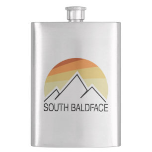 South Baldface New Hampshire Retro Hip Flask