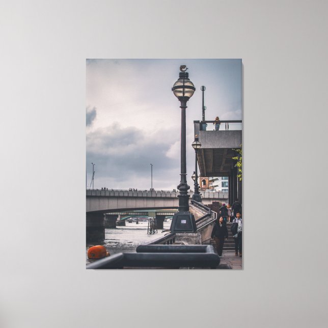 South Bank Drift Canvas Print (Front)