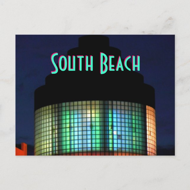 ~South Beach Art Deco~ POSTCARD (Front)