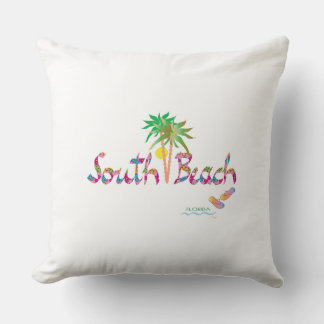 South Beach Florida Flip Flops Cushion