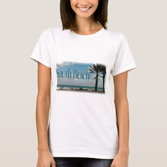 South Beach, Florida View T-Shirt (Front)