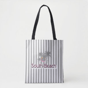 South Beach Miami, FL, Tropical, Cool Tote Bag