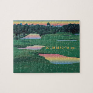 South Beach - Miami GOLF Jigsaw Puzzle