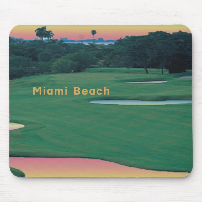 South Beach - Miami GOLF Mouse Pad (Front)