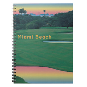 South Beach - Miami GOLF Spiral Notebook