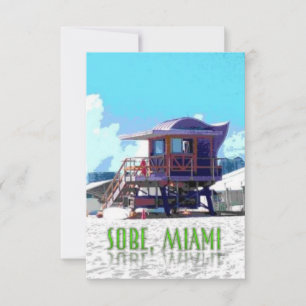 South Beach Miami hut