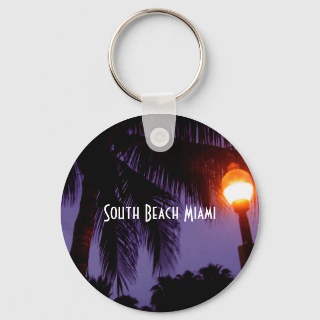 South Beach Miami Key Ring (Front)