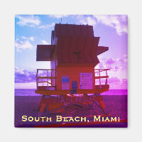 South Beach, Miami Lifeguard Stand (Ocean Rescue)