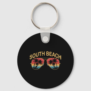 South Beach Miami Men Women Souvenir Surfboard Key Ring