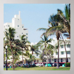 South Beach Miami, Ocean Drive Poster