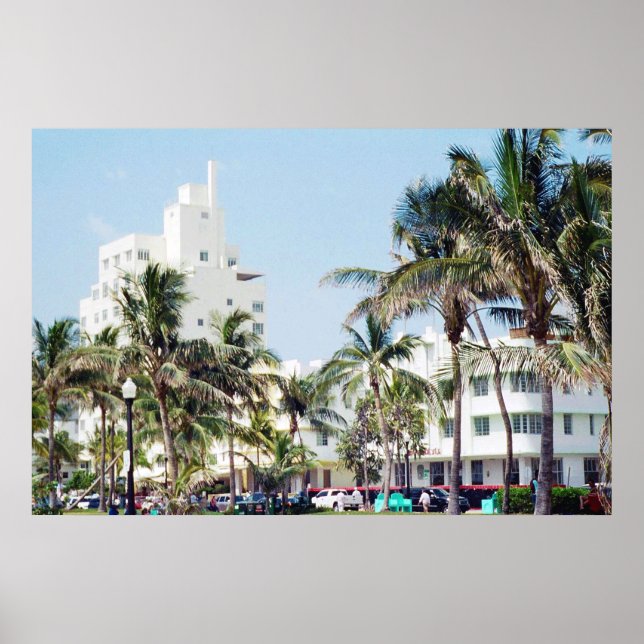 South Beach Miami, Ocean Drive Poster (Front)