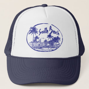 SOUTH BEACH MIAMI SUN GEAR TRUCKER HAT