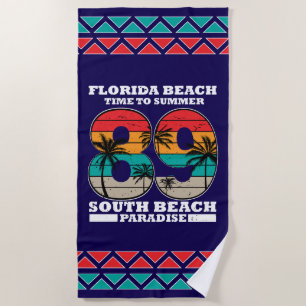 South Beach Sunset – Ride the Wave of Summer Towel