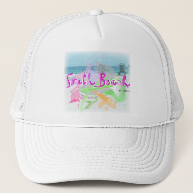 South Beach view Trucker Hat (Front)