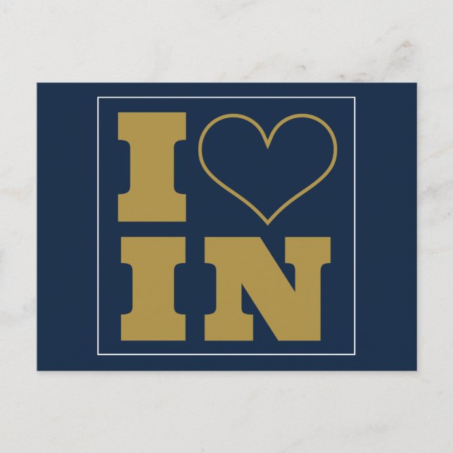 South Bend (IN) Tailgate Invitation Postcard (Front)