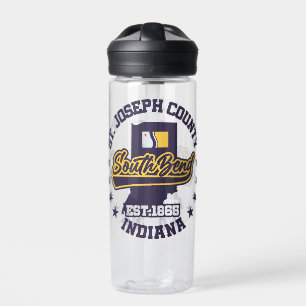 South Bend,Indiana Water Bottle