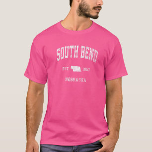 South Bend Nebraska Ne Vintage Athletic Sports T-Shirt