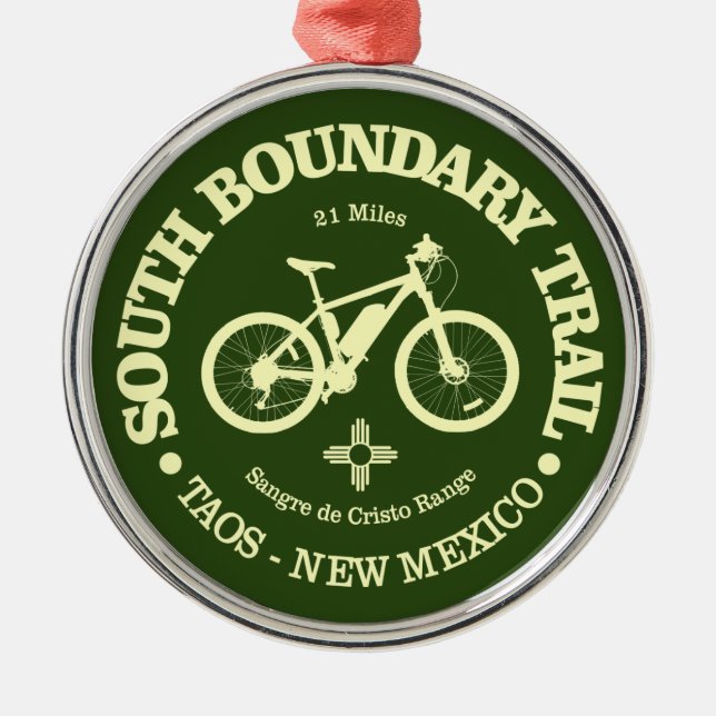 South Boundary Trail (MB) Metal Tree Decoration (Front)