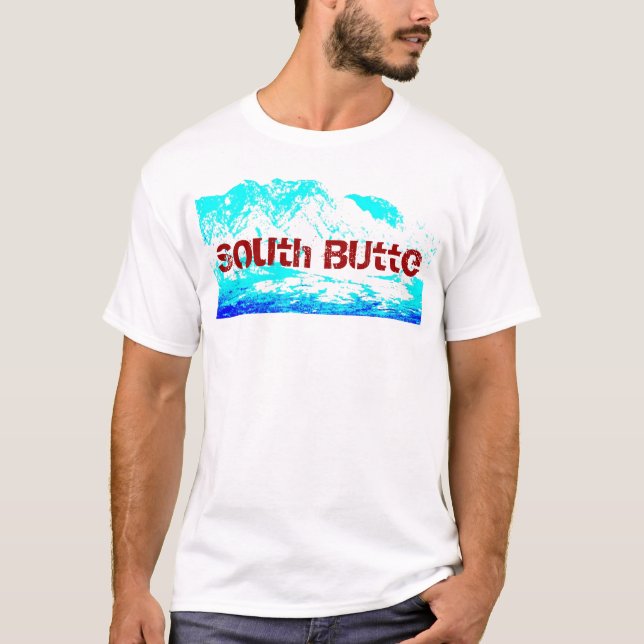 South Butte Blue and Red Shirt (Front)