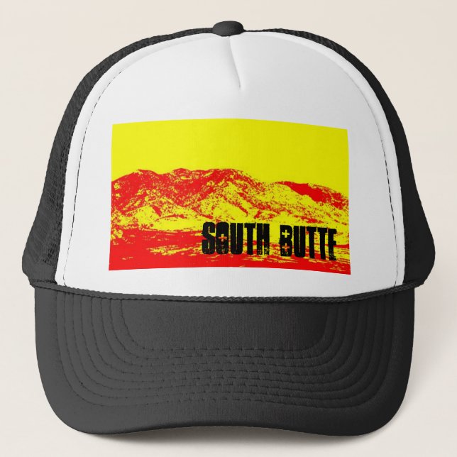 South Butte Mountain Blaze Trucker Hat (Front)