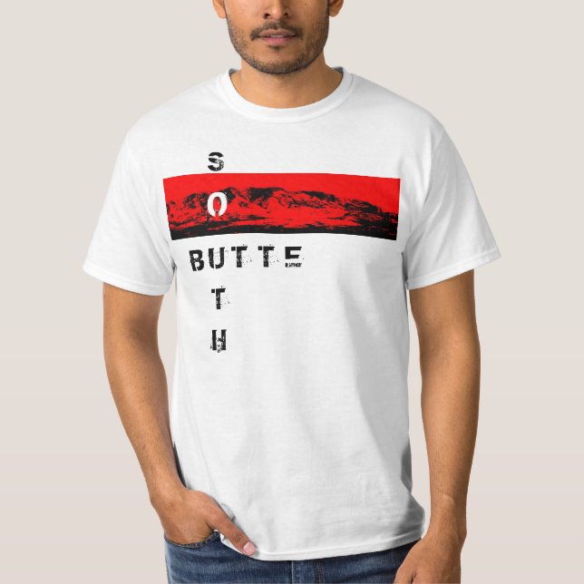 South Butte "O" Red White Shirt (Front)