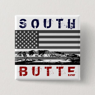 South Butte "Stars and Stripes" Button