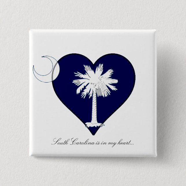South Carolina 15 Cm Square Badge (Front)