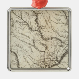 South Carolina 4 Metal Tree Decoration