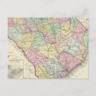South Carolina 5 Postcard