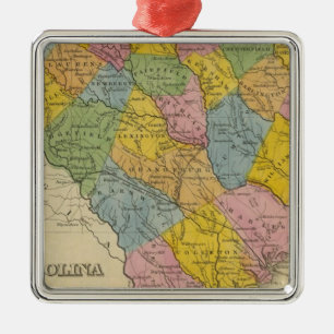 South Carolina 9 Metal Tree Decoration