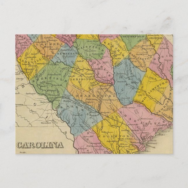 South Carolina 9 Postcard (Front)