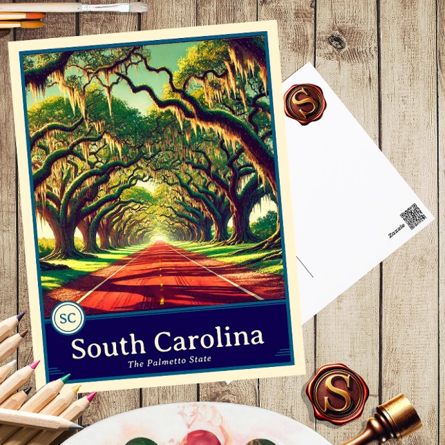 South Carolina | Anime Style Cel Shaded Postcard (Creator Uploaded)