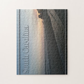 South Carolina - Beach Sunset Jigsaw Puzzle