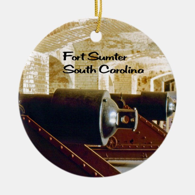 South Carolina Ceramic Tree Decoration (Front)
