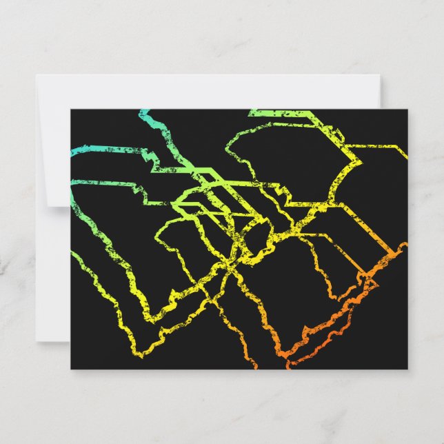 south carolina chill blur invitation (Front)