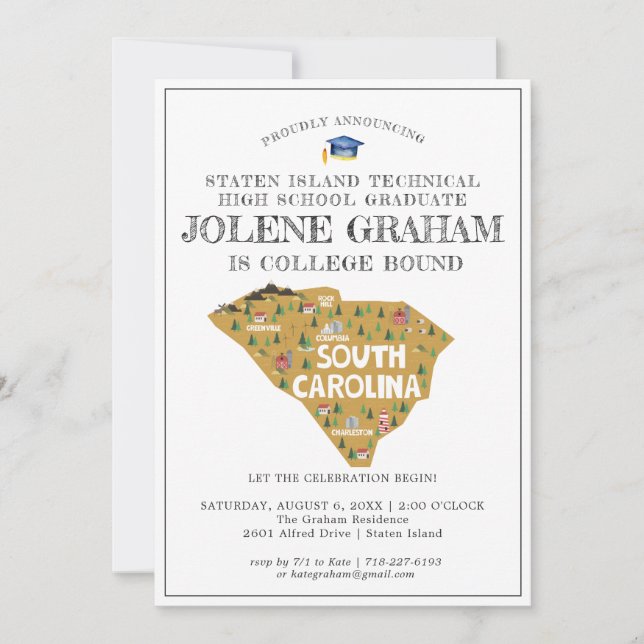 South Carolina | College Bound Graduation Party (Front)