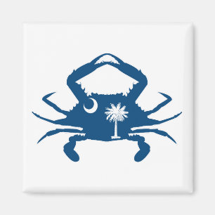South Carolina Crab Magnet