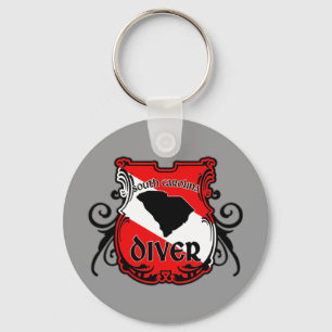 South Carolina Diver Key Ring