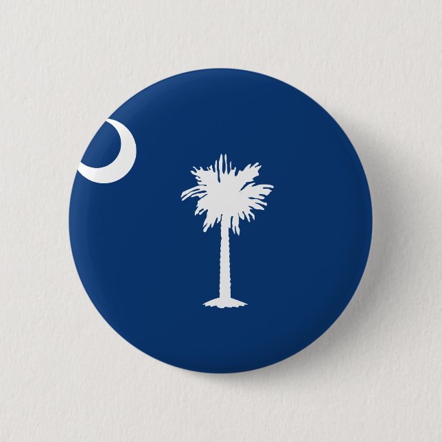 SOUTH CAROLINA FLAG 6 CM ROUND BADGE (Front)