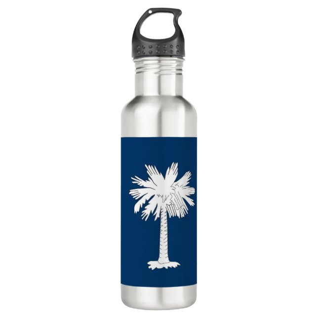 South Carolina Flag 710 Ml Water Bottle (Front)