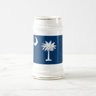 SOUTH CAROLINA FLAG BEER STEIN